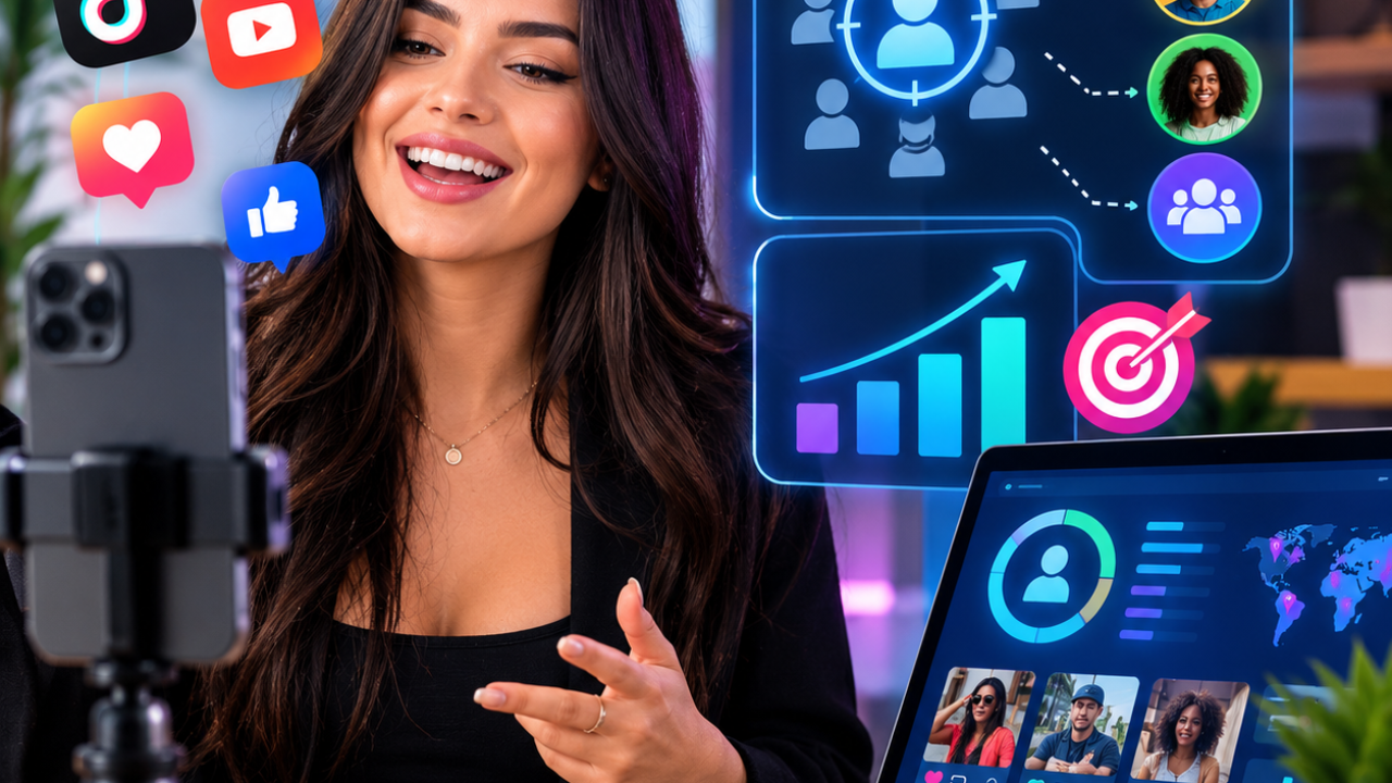 Influenciadora e Métricas Digitais