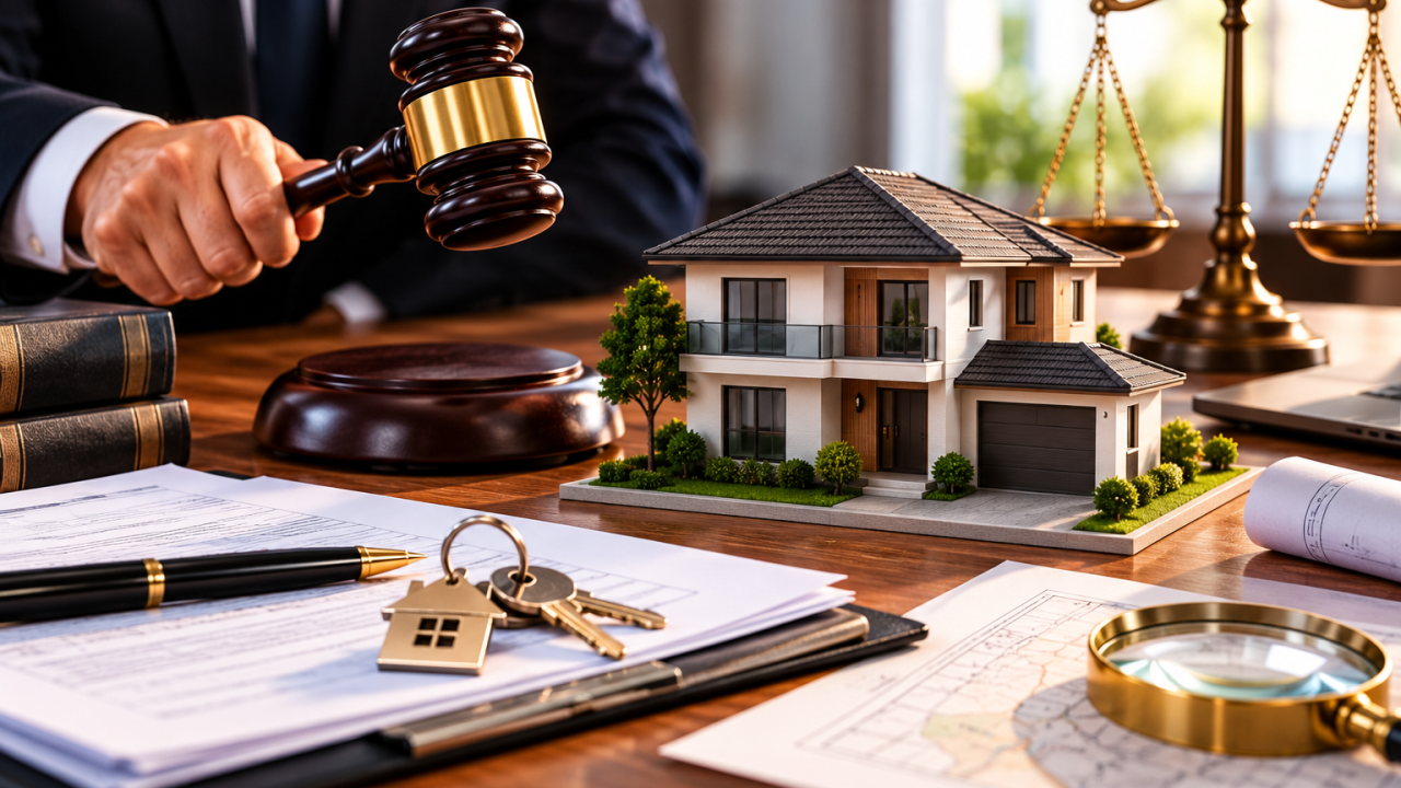 Leilão Imobiliário com Casa em Miniatura