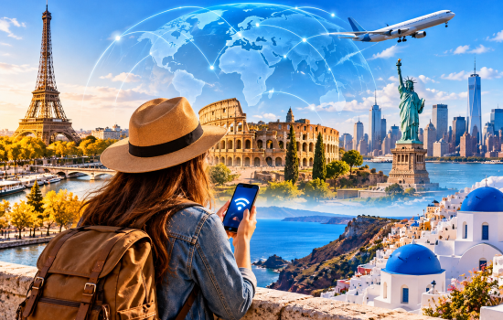 Viajante Conectada pelo Mundo