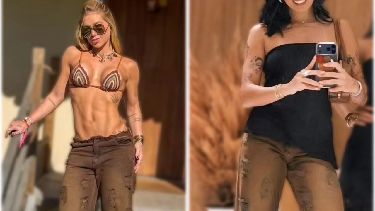 Coincidência? Ana Castela e Virginia são flagradas com mesmo look