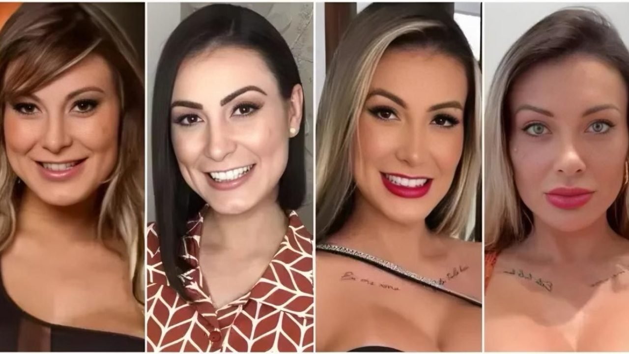 Da retirada de costelas à mudança da cor dos olhos: veja o antes e depois de Andressa Urach