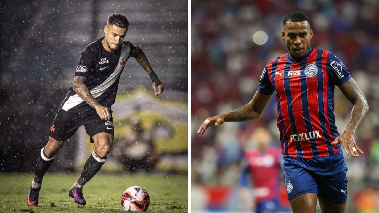 O Vasco recebe o Bahia em São Januário. — Foto: Matheus Lima/Vasco e @leticiamar