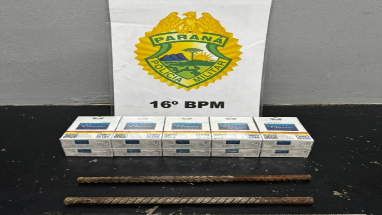 Furto de cigarros em supermercado de Guarapuava termina com suspeito detido por seguranças