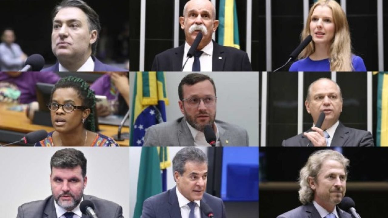 Foto: Alguns dos deputados federais do Paraná (da esq. para dir. por linha): Gia