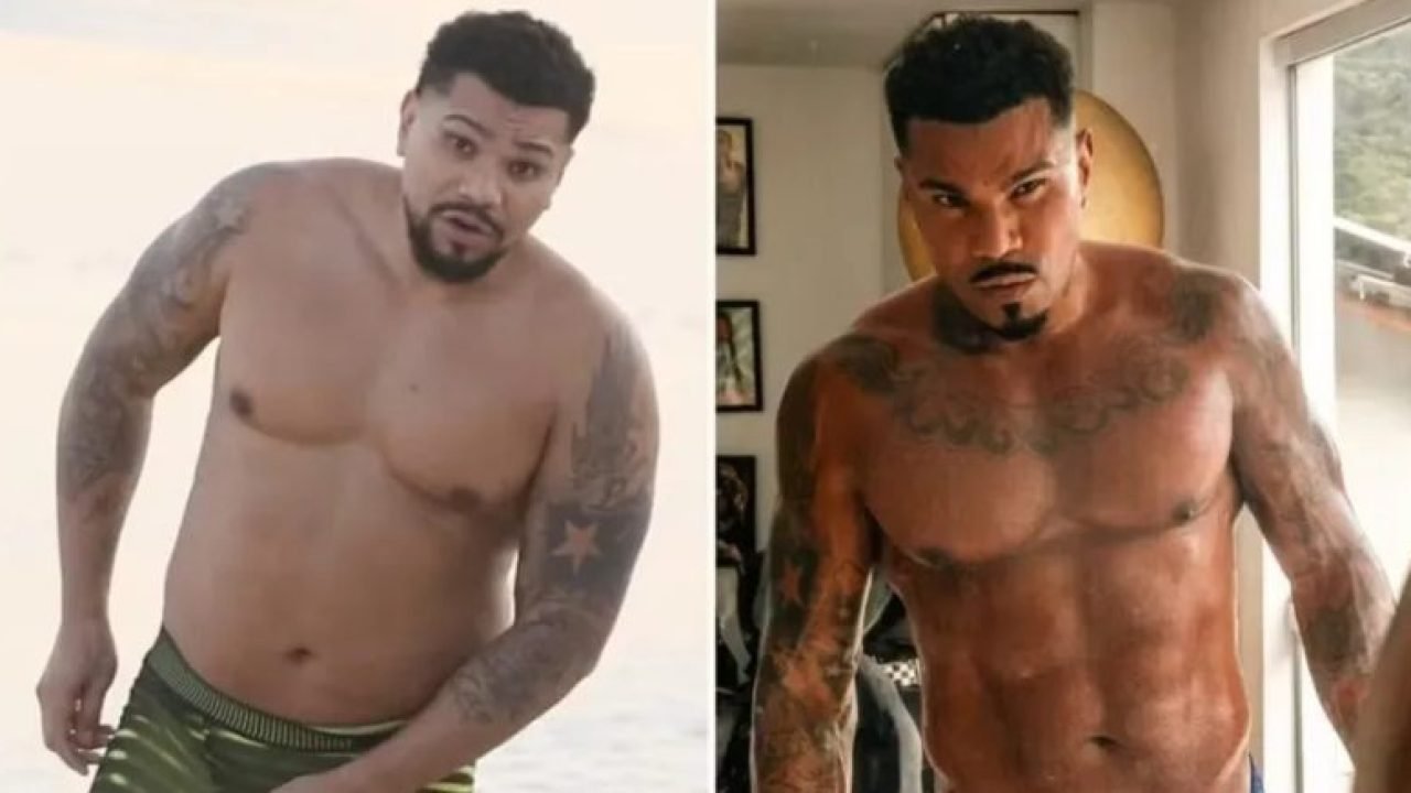 Cantor famoso exibe antes e depois com 20 quilos a menos; veja