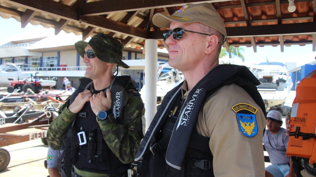 Subcomandante-Geral visita sede de Pelotão de unidade ambiental em Guaratuba