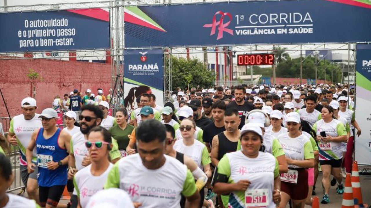 Corrida da Vigilância em Saúde é um sucesso e encerra ações do Paraná Rosa 2025