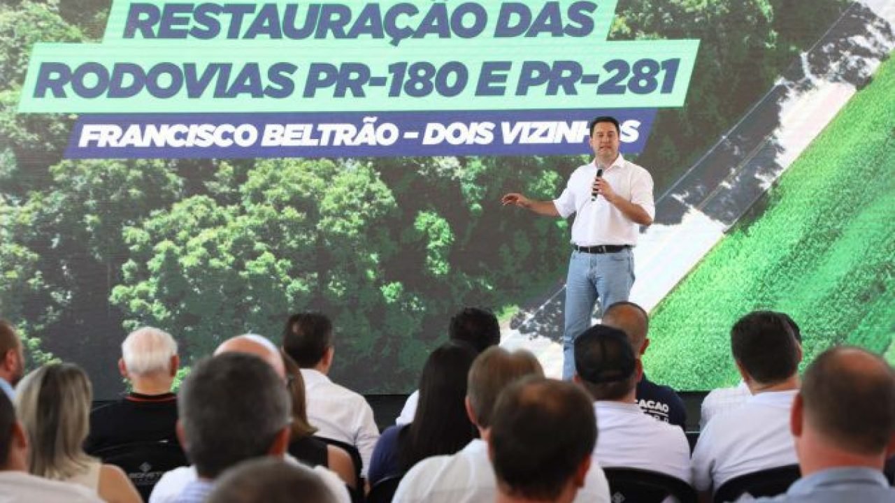 Governador lança pedra fundamental da modernização de duas rodovias no Sudoeste