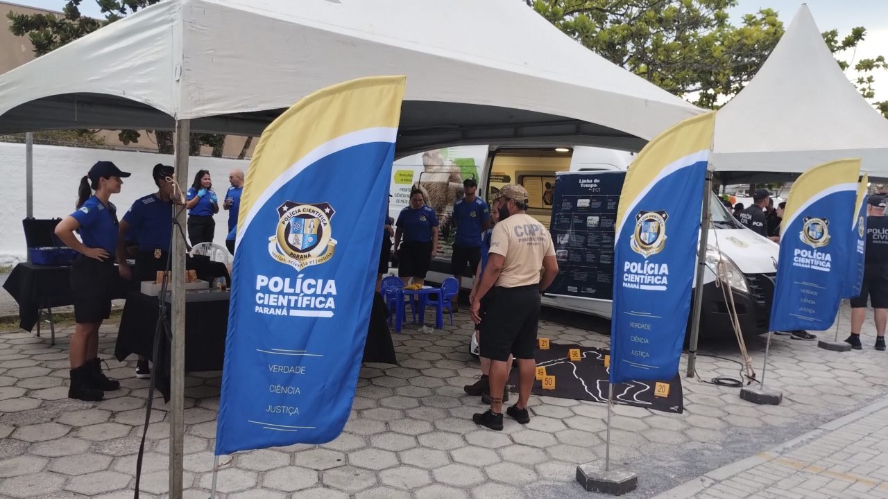 Exposição do Museu Paranaense de Ciências Forenses integra programação do Verão Maior Paraná
