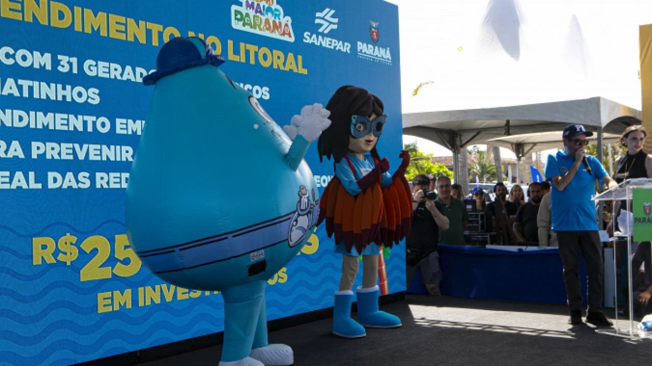 Sanepar apresenta sua estrutura de trabalho no Litoral, durante lançamento do Verão Maior Paraná