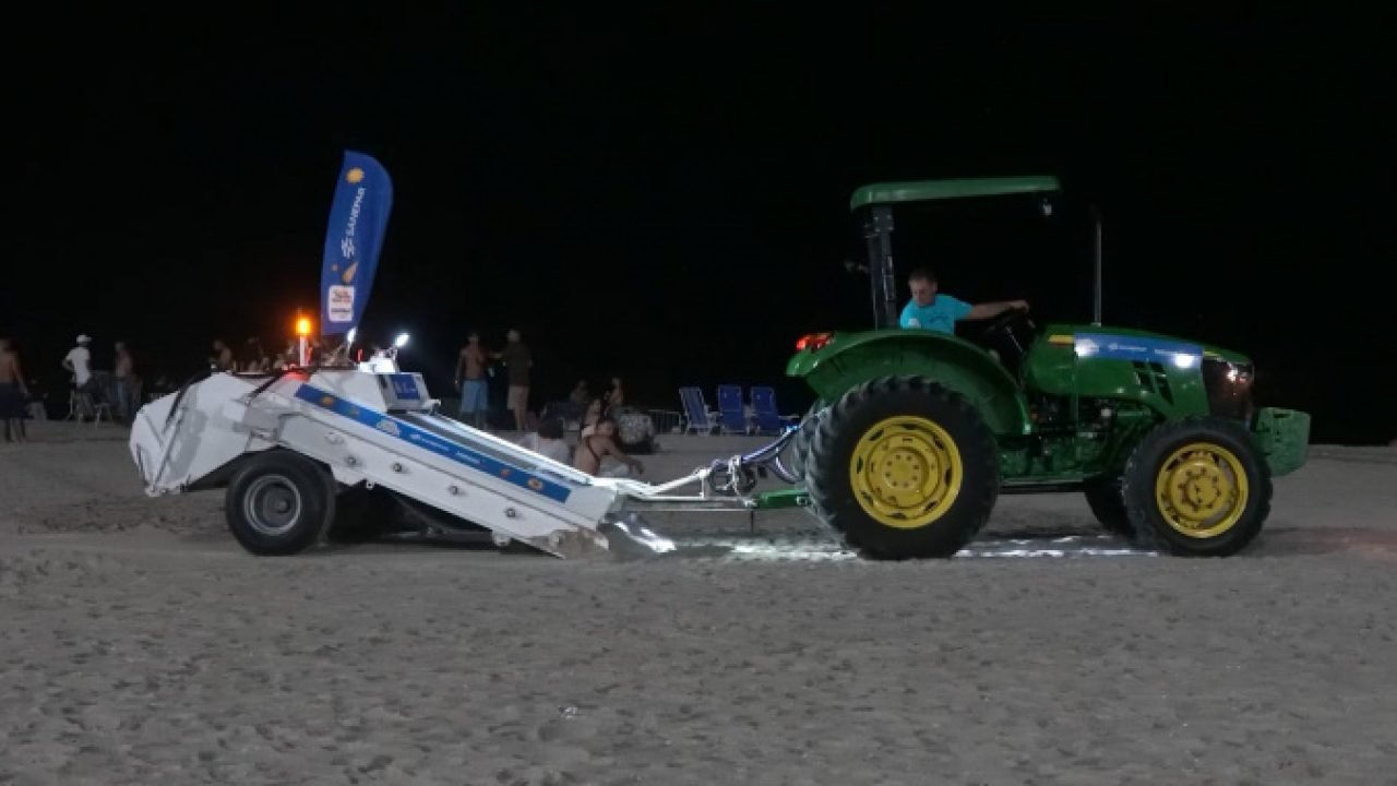 Força-tarefa da Sanepar garante praias limpas logo após os shows