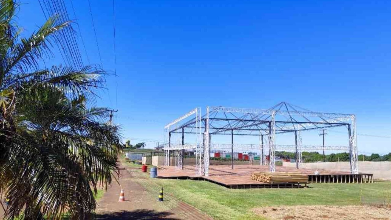 Empresas já estão autorizadas a montar estandes no Show Rural