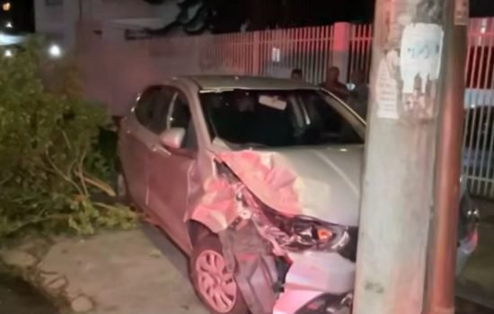 Foto: A vítima saiu com ferimentos leves (Foto: Reprodução/Ric RECORD)