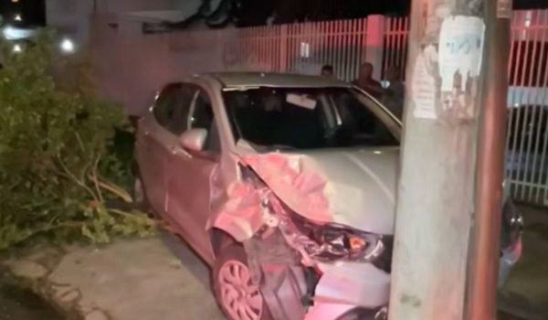 Foto: A vítima saiu com ferimentos leves (Foto: Reprodução/Ric RECORD)