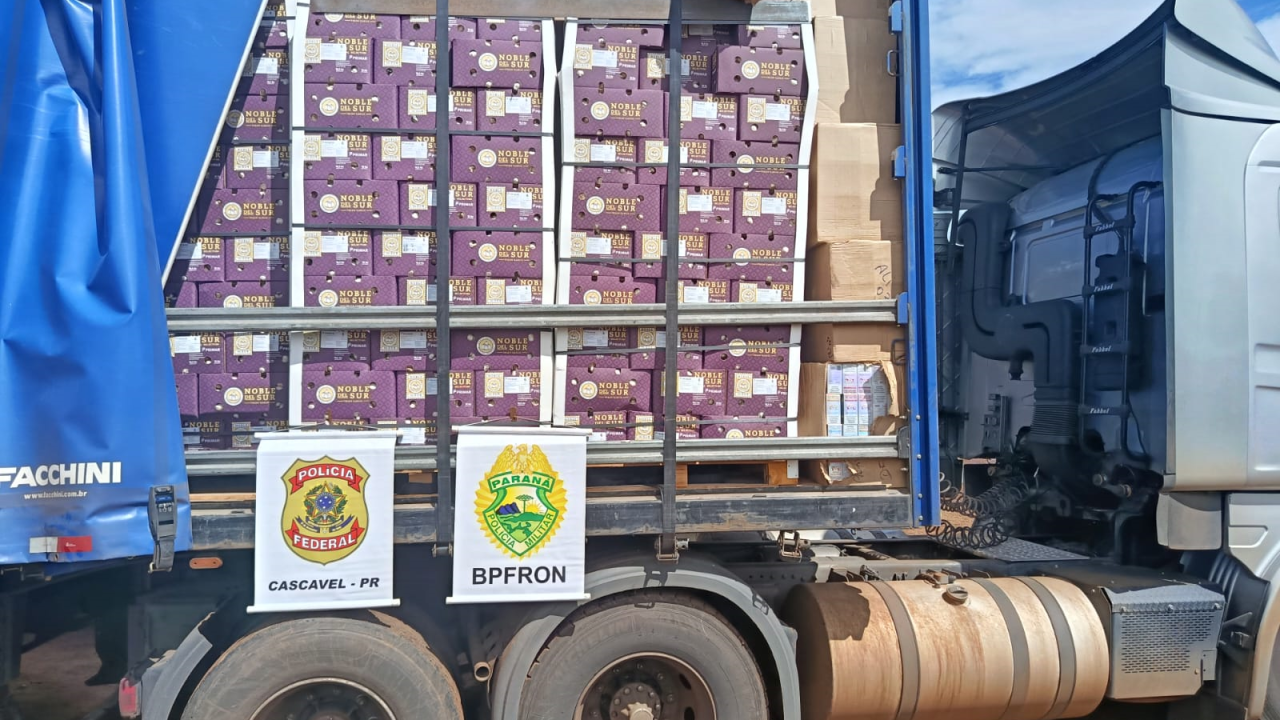 BPFRON prende contrabandista com carga milionária de cigarros eletrônicos em Cascavel