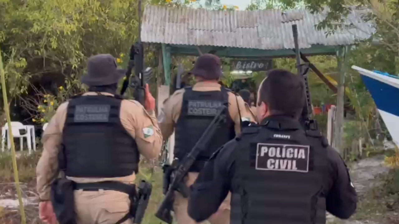 PCPR e PMPR prendem casal e apreendem cerca de meio quilo de maconha durante operação na Ilha