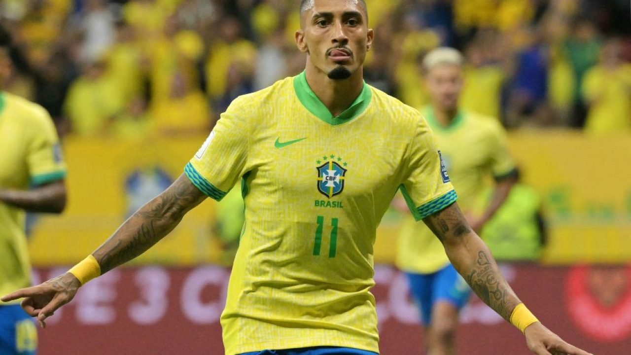 raphinha — Foto: raphinha NELSON ALMEIDA / AFP