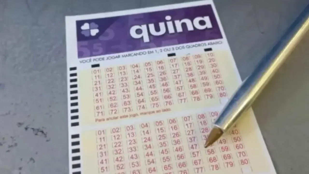 Foto: O resultado Quina 7032 foi divulgado pela Caixa Econômica Federal na noite
