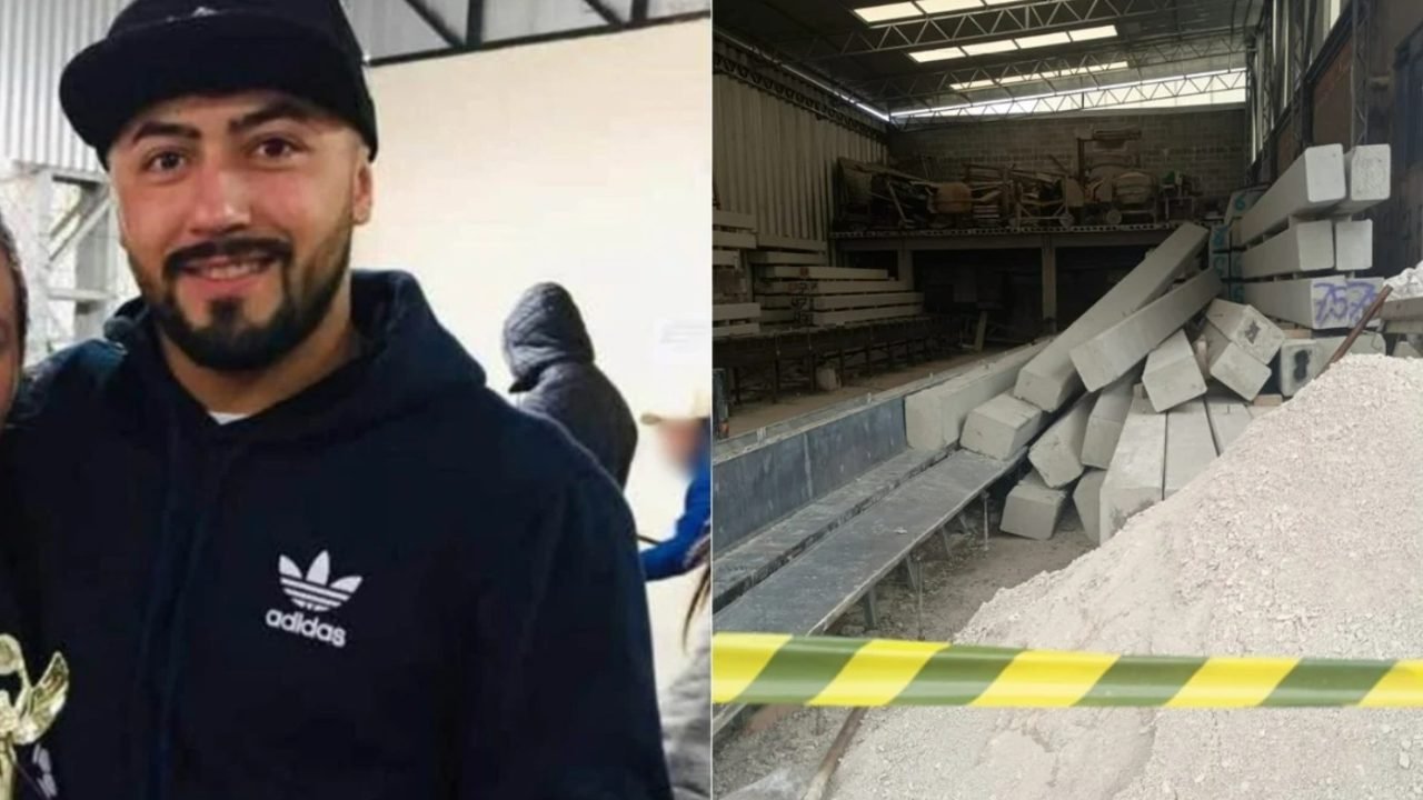Davi Soares Miranda tinha 28 anos e morreu ao ser atingido por postes em fábrica de São José dos Pinhais (Foto: Colaboração)