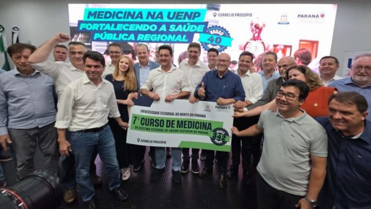 Ratinho Júnior autoriza implementação do curso de Medicina na UENP para atender o Norte Pioneiro