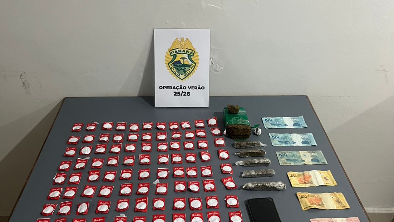 Ação integrada da PM desarticula ponto de tráfico em Guaratuba