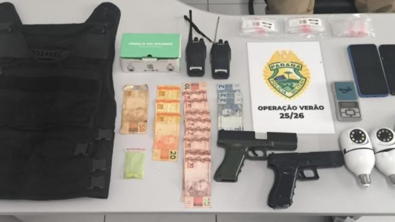 PMPR prende suspeito por tráfico em Paranaguá