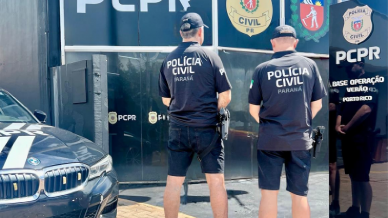 PCPR detém homem por porte de drogas em Porto Rico durante Verão Maior Paraná