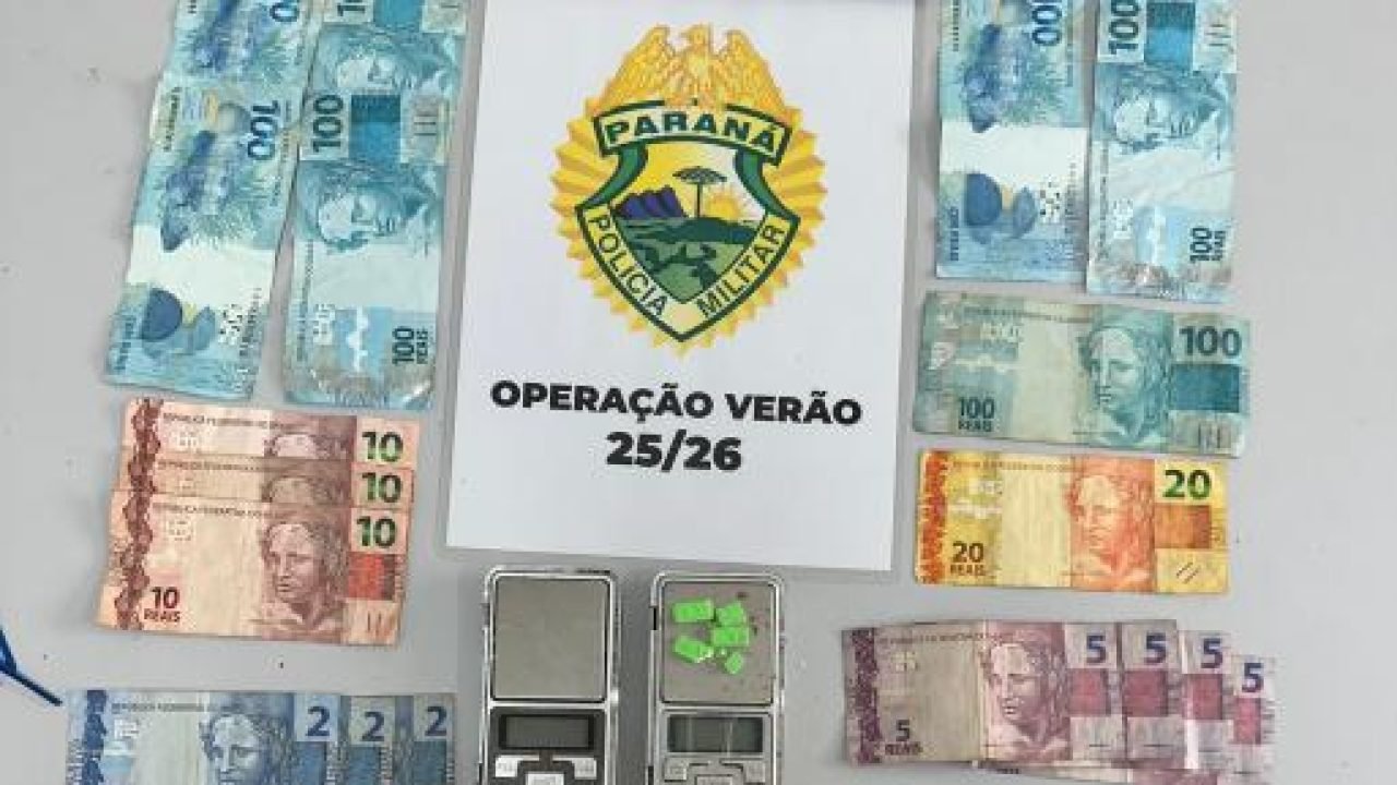 PMPR apreende materiais ilícitos e detém suspeito na Ilha do Mel