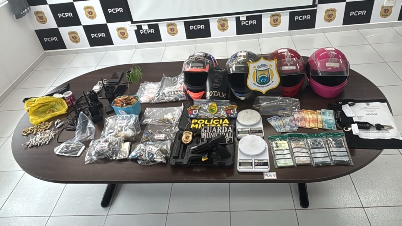 PMPR realiza operação integrada em Piraquara e São José dos Pinhais com prisões e apreensões