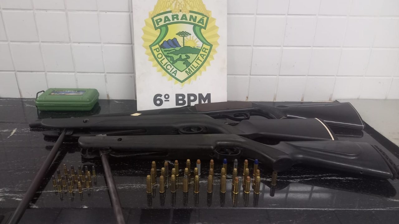 PMPR prende homem por porte ilegal de arma de fogo em Cascavel