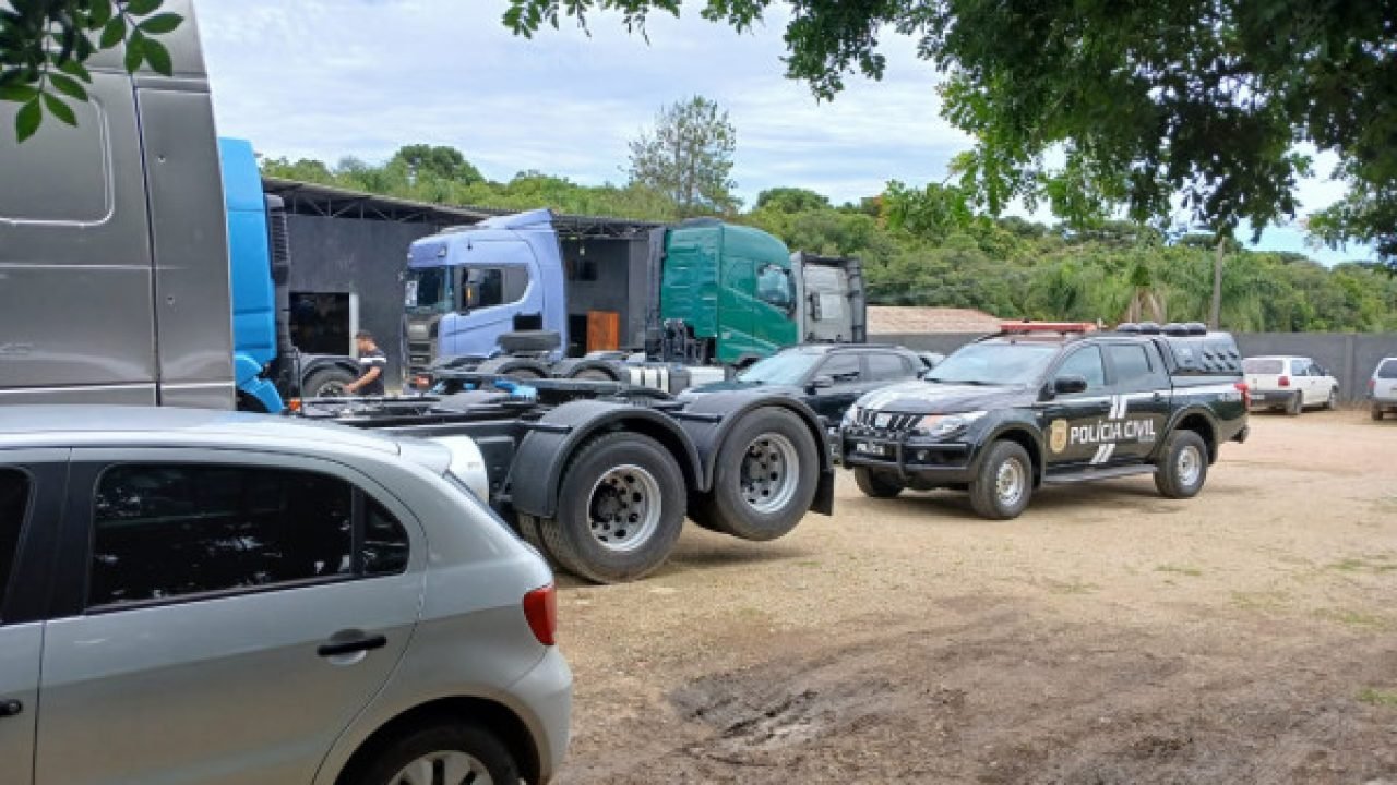 PCPR apreende travas de caminhão pirateadas em São José dos Pinhais