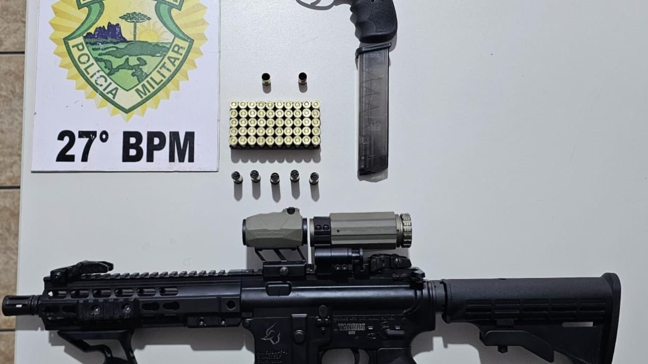 PMPR prende homem por porte ilegal de armas em Porto Vitória